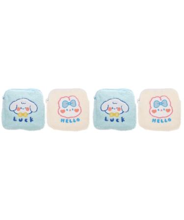Gleavi holder for women's bandages 4 pieces of napkin-storage pocket menstrual pillow bag girl-menstrual pillow bag travel and menstrual pillow bag portable monthly pocket