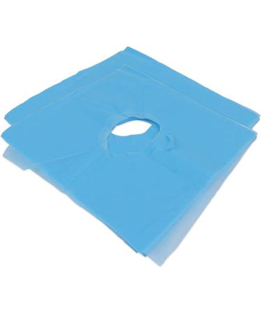 Ververt Touch Disposable Pillow Covers - 100 Pack Breathable & Water-Absorbent Facial Covers for Beauty Salons - Blue Hole Design - Buy Online on GoSupps.com
