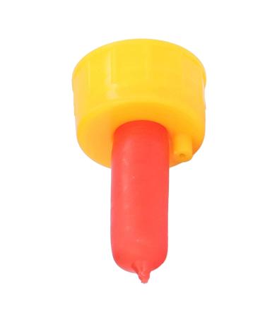 10 Pcs Soft Rubber Pritchard Nipples with Flutter Valves - Leakproof Small Animal Milk Drink Nipples for Goats, Lamb, Puppy, Foal - Screw on Bottle - Silicone Cow Calf Drinking Nipples - Buy Online on GoSupps.com