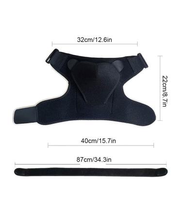 SUDNJIALQ Reliable Support Breathing Shoulder Brace For Pressure Protective Equipment Shoulder Strain Protection Equipment Rubber - Buy Online on GoSupps.com