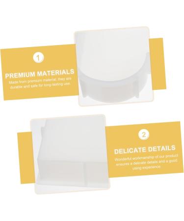 NUOBESTY Love Silicone Mold Decor Heart Shaped Epoxy Resin Molds Home Supply Household Products Multifunction White 21.1X20.3cm - Buy Online on GoSupps.com