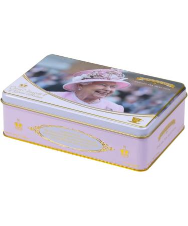 New English Teas Queen Elizabeth II Tea Tin with 72 Assorted Teabag Selection Single - Buy Online on GoSupps.com