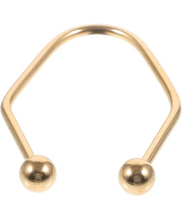 FOMIYES 2pcs Dimple Trainer Jaw Trainer Hairpin Facial Care Exerciser Play Stainless Steel 4.00X2.50X0.50CMx2pcs Goldenx2pcs - Buy Online on GoSupps.com