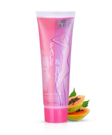 Facee & Body Cleansing Scrub Gel Papaya 100ml
