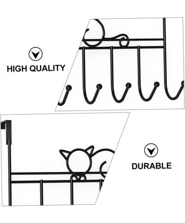 Holibanna 7 Door Hook Coat Hangers Bedroom Door Robe Hanger Hanging Storage Organizer No Trace Office Clothing - Buy Online on GoSupps.com