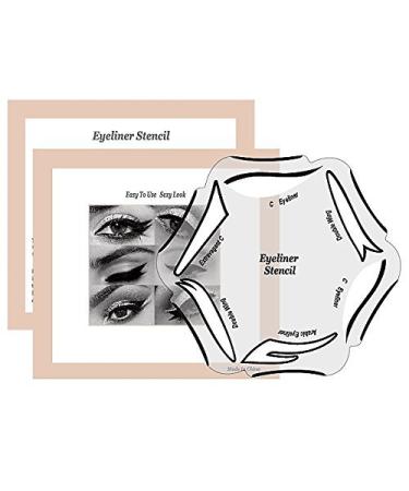 Blissany Eyelin Template Set - 22 Styles for Perfect Eyeliner | Cat Classic Double Wing & Fish Tail | International Shipping - Buy Online on GoSupps.com