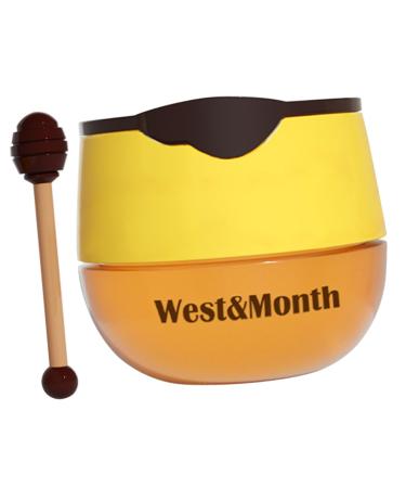 Beavorty Moisturizing Lip Mask Honey Lip Balm Lip Moisturizing Mask Sleeping Lip Mask Overnight Lip Mask Night Mask Lip Care Pads Mask for Women Lip Care Mask Month Lips Miss