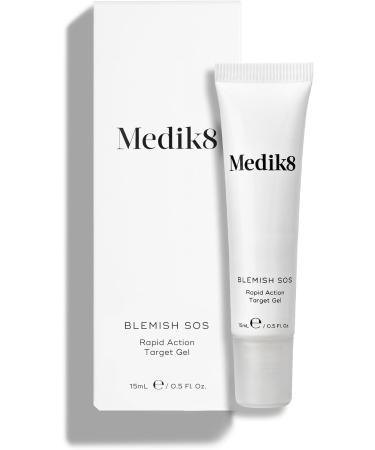 Medik8 Blemish SOS - Rapid Action Target Gel - Acne Treatment With 2% Salicylic Acid & Niacinamide - Reduces Blemishs & Redness - 15ml - Buy Online on GoSupps.com
