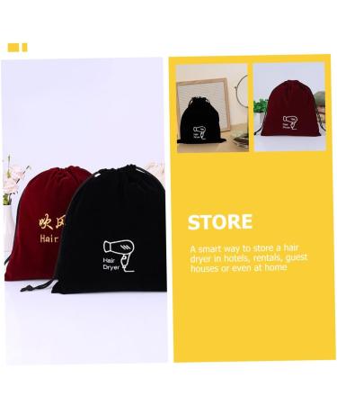 FOMIYES 2pcs Hair Dryer Storage Bag Travel Storage Bag Jewelry Organizer Portable Bag Wen Wan Cloth Bag - Buy Online on GoSupps.com