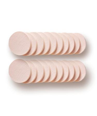 KOOBA 20pcs Latex-Free Makeup Powder Round Sponges - Disposable Beauty Blender for Flawless Foundation | Facial Puffs for All Skin Types - Buy Online on GoSupps.com