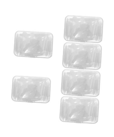 Didiseaon 6 Sets Lip Brush Major Miss Lip Gloss Stick White