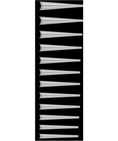 Clear Nail Tips Durable ABS Material Half Cover Clear Extensions Tips For Salons And Home Use Nail Stickers - Buy Online on GoSupps.com
