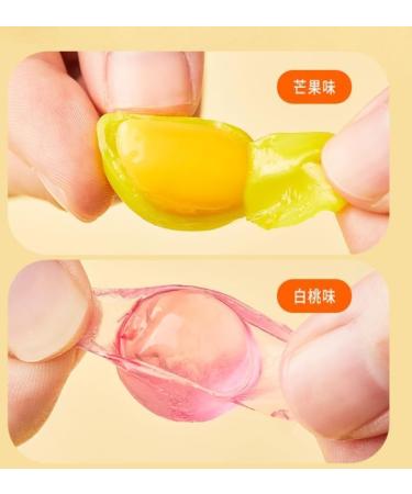 Mango Peelable Candy62g/bag white peach Peeling Fruit Fudge 50% Juice Content gummy candy Peeling Gummy Candy Healthy Desserts Wedding Candies Sweets Instant fruit Snacks (mango 5bag) mango 5bag - Buy Online on GoSupps.com