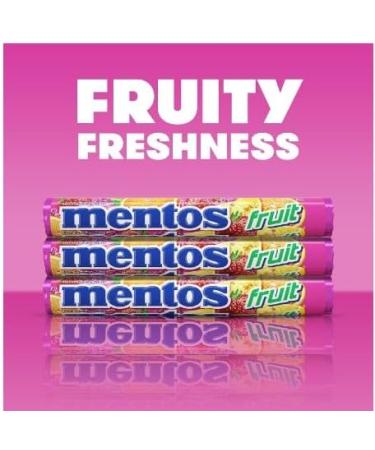 Mentos Mixed Fruit (Pack of 15) Candy Roll Fruit Non Melting Holiday Party Concessions Office - Buy Online on GoSupps.com