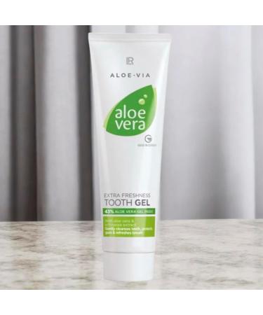 LR Aloe Vera Refreshing Tooth Gel Paste Set of 2 Gentle Daily Oral Care Tooth Gel Fresh Feeling Smooth Texture 100 ml / 3.3 fl Oz - Buy Online on GoSupps.com