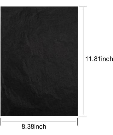 Longtereen 100 Sheets Carbon Paper for Tracing Patterns - Black Graphite Paper for Wood, Paper, Canvas Crafts - Buy Online on GoSupps.com