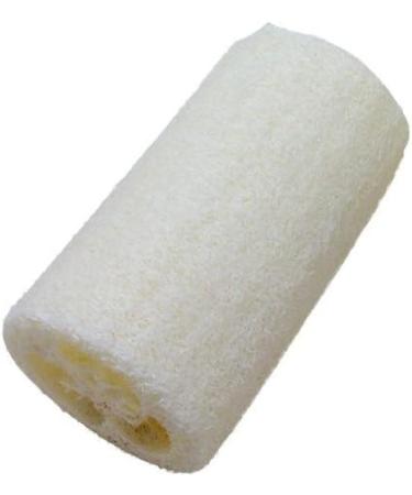 Natural White Loofah Bath Shower Sponge Scrubber Pad - Exfoliating Body Hot Pad for Dead Skin Removal | Skin Scrubber YL5 - Buy Online on GoSupps.com