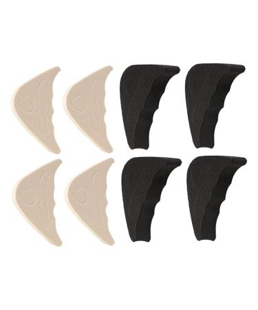 4 Pairs Toe Plug Shoes Women Shoe Inserts Toe Filler Inserts for Women Shoe Filler for Too Big Shoe Men Shoe Fillers Inserts for Boots That are Too Big Women's Universal Eva Mat