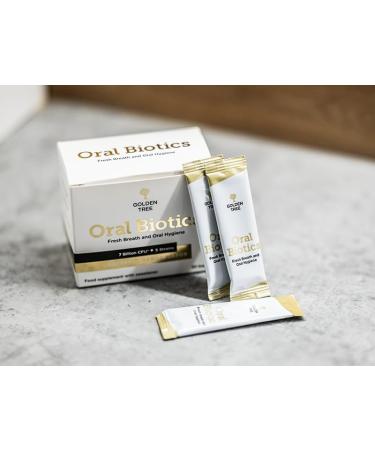Golden Tree Oral Biotic - 7 Billion Lactic Acid Bacteria for Oral Hygiene | Fresh Breath & Gum Protection - Buy Online on GoSupps.com