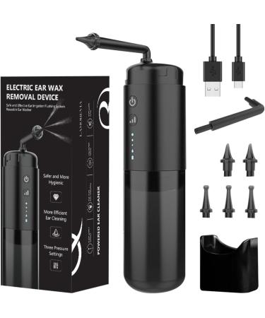 XPJBKC Electric Ear Wax Removal Tool Waterproof Rechargeable with 6 Replaceable Peaks Triple Jet Stream Cleaner for Adults - Buy Online on GoSupps.com