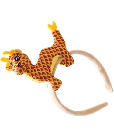 TQUXNGA Cartoon Stuffed Dragon Shape Hairband Photography Hair Holder New Year Party Headband for Girls Women Multiple Color Gold - Buy Online on GoSupps.com