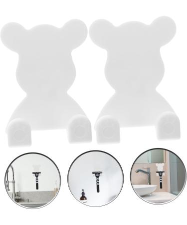 Amosfun 2-Pack Wall Hooks for Razor & Storage - Durable Backpack & Clothes Hooks for Men | Shaving Stand & Brush Holder | Essential Storage Accessories - Buy Online on GoSupps.com