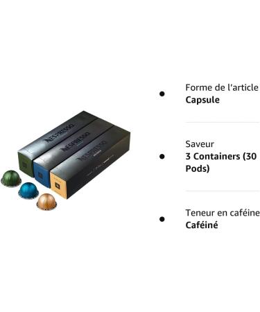 Nespresso Vertuoline Coffee Capsules Assortment (30 Capsules) - Buy Online on GoSupps.com