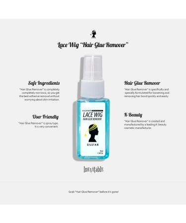 SILSTAR Professional Lace Wig Glue Remover - Safe Gentle & Effective Bond Dissolver for Frontal Closures & Hairpieces - Buy Online on GoSupps.com