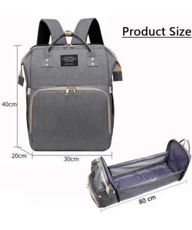 Yudoxn Diaper Bag Backpack - Multifunctional Waterproof Travel Bag for Babies | Perfect Mother's Day Gift | Includes Portable Diaper Pad - Buy Online on GoSupps.com