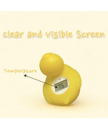 ZSquared Baby Bath Floating Toy - Digital Water Duck Thermometer with Safety Warning | Perfect Gift for Parents & Kids - Buy Online on GoSupps.com