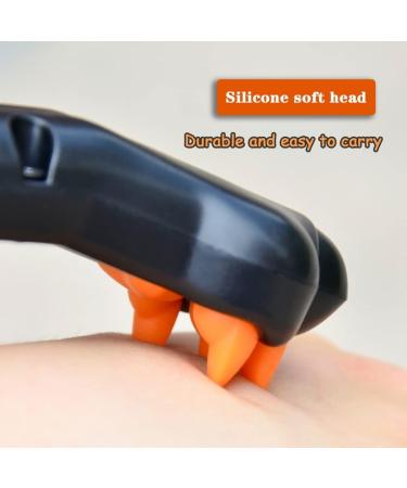 Retractable Silicone Back Scratcher - Portable Travel Massager for Seniors | Anti-Itching Cat Scratch Design in Orange (22-62cm) - Buy Online on GoSupps.com