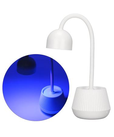 Buy UV-LED Nail Lamp - Portable 24W Mini Nail Dryer & 360 Rotating Swan Neck for DIY & Salon Manicure - Buy Online on GoSupps.com