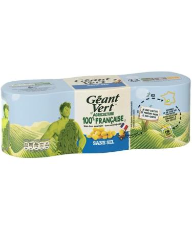 Giant Green Corn without Salt 450 g Set of 4 - Buy Online on GoSupps.com