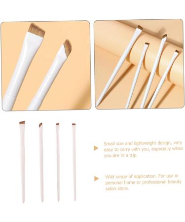 SOESFOUFU Travel Makeup Brush 4 Pcs Gel Eyeliner Brush Make up Brush Eye Liner Brush Cosmetic Ultra Thin Travel Flat Brush - Buy Online on GoSupps.com