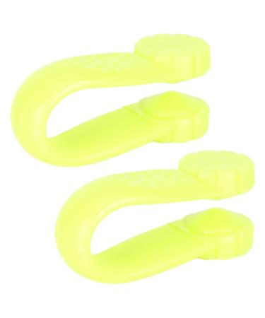 Li4 acupressure point clip easy to use reliable plastic safe effective 2 pieces tiger mouth clip stress relief for on the go (green)