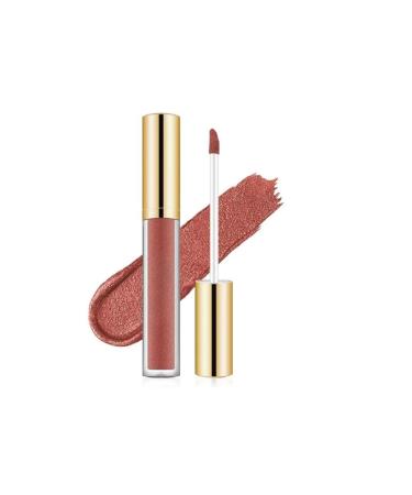 Liquid Diamond Glitter Metallic Lipstick, Highly Pigmented Shimmering Multi-Color Lip Gloss, Shiny Glossy Liquid Lipstick (08)