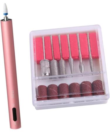 Beavorty sanding bands for nail drill grinding head polisher nail manicure sanding bands sanding rings professional sanding bands nail sanding bands nail nail polisher sander Charge 16.2 1.6cm Rosy Golden - Buy Online on GoSupps.com