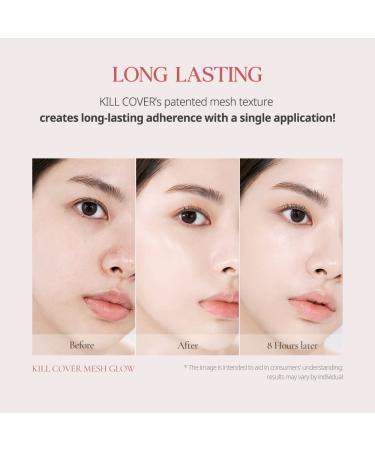 CLIO Kill Cover Mesh Glow Cushion 03 Linen - 0.52 Fl Oz (Pack of 1) - Buy Online on GoSupps.com