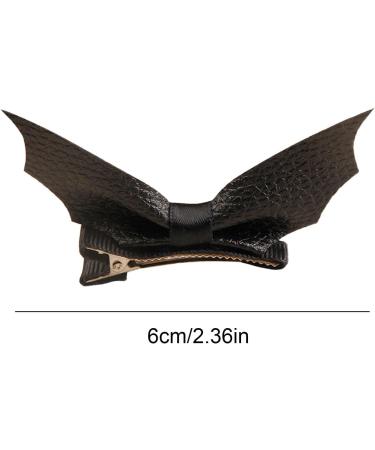 Gothic Hair Clips Gothic Hair Clips - Funky Black Bat Wings Hair Pins Funky Hair Clips Halloween Headpiece Decorative Barrettes for Quarry Tail - Buy Online on GoSupps.com