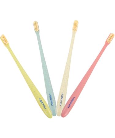 Minkissy Extra Soft Toothbrush Set - 8PCS Mouth Hygiene Brushes for Sensitive Teeth & Tongue Care - Ideal for Pregnant Women - Plastic Dental Brushes - Buy Online on GoSupps.com