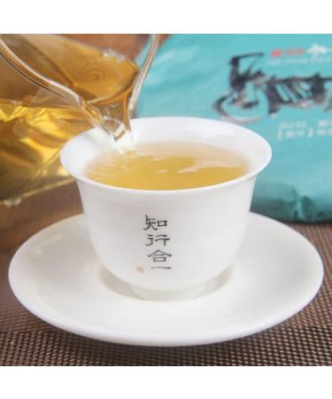 HELLOYOUNG 357g Galette de th Pu-erh compress bio chinois du Yunnan Bingdao Un th vert traditionnel fabriqu la main avec un arri re-go t l g rement sucr Th pu-erh - Buy Online on GoSupps.com