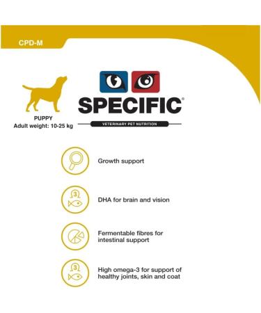 Specific Specific Canine Puppy CPD-M Medium Breed 12 kg 12 000 g - Buy Online on GoSupps.com