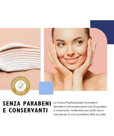  FARMODERM Farmoderm Sensiderm Versatile Dermocr me - Super Moisturising Body & Facial Creams - Nutritious and Protective Action for Dry and Very Dry Skin - Ideal for Men & Women - 200ml - Buy Online on GoSupps.com
