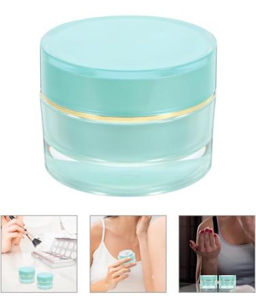 Round Plastic Container Jar with Lid for Travel Wide-mouth Leak Proof Lotion Container Cosmetic Bottle Dispenser for Makeup Beauty Product Cream Oil - Buy Online on GoSupps.com