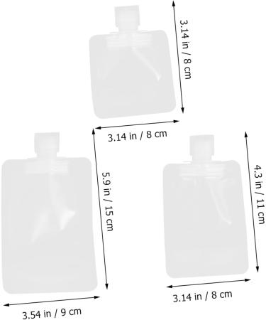 SKISUNO 1 Set Travel Lotion Refill Bag Squeeze Pouches Refillable Shampoo Travel Bag Refillable Squeeze Pouches Shampoo Travel Container Travel Size Lotion Pouch Travel Liquid Pouch - Buy Online on GoSupps.com
