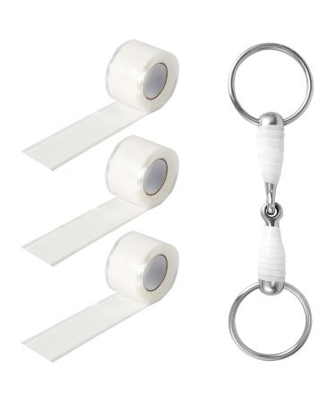 NQEUEPN 3 Rolls Horse Bit Wrap Tape Elastic Horse Bit Guards Protector Bandage for Equines Equestrian Silicone Horse Bit Accessories Protection for Horses Bit Care Supplies