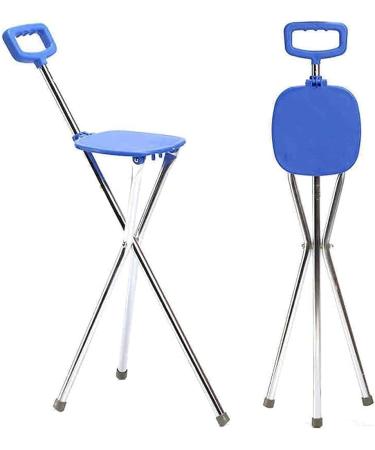 Walking Stick with Seat Portable Cane Stool Foldable Walking Sticks Stool Tripod Cane Stool Walking Stick with Seat Old Man Walking Stick Elderly Crutches Stool 87cm Gift of Love for Elderl - Buy Online on GoSupps.com