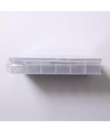 AIMeili 550 Pieces Clear Transparent False Toe Nails - Full Cover Artificial Toenail Tips with Storage Box - Buy Online on GoSupps.com