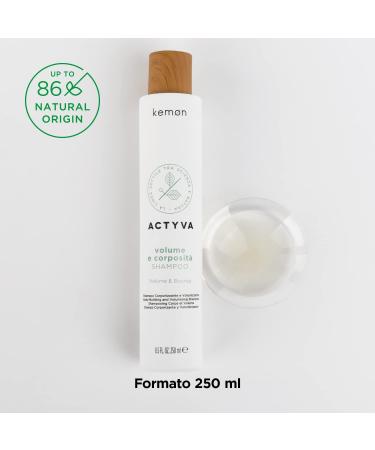 Kemon 386002 Actyva Volume and Corposit Shampoo 250 ml Multicolored - Buy Online on GoSupps.com