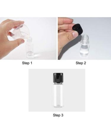 VASANA 12Pcs 20ml / 0.7oz Plastic Empty Travel Bottle with Flip Cap Squeeze Sample Cosmetic Containers Jar for Emollient Water Lotions Shampoos and Essential Oils - Buy Online on GoSupps.com